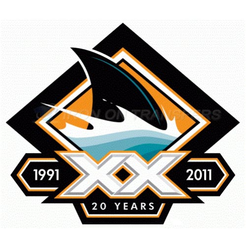 San Jose Sharks Iron-on Stickers (Heat Transfers)NO.314